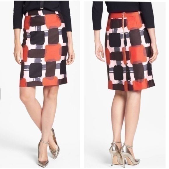 kate spade Dresses & Skirts - Kate Spade Geometric Pencil Skirt Size 6